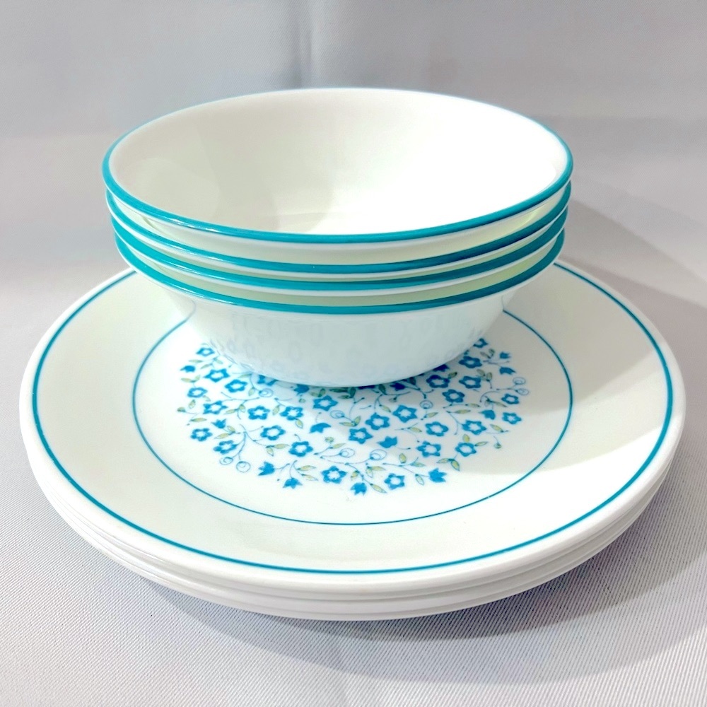 Corelle Blue Heather set (8 pieces)